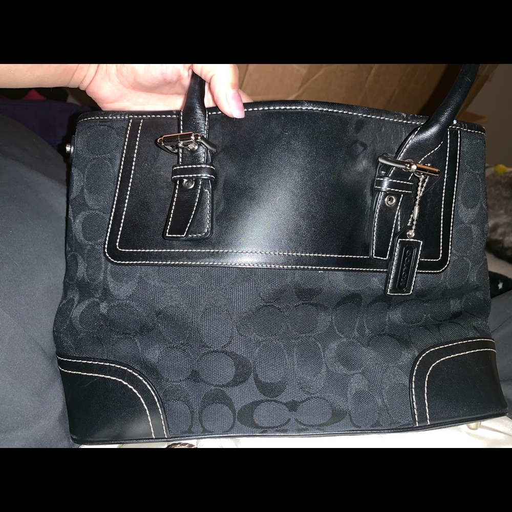COPY - Black coach bag.  NWOT.  Great condition.